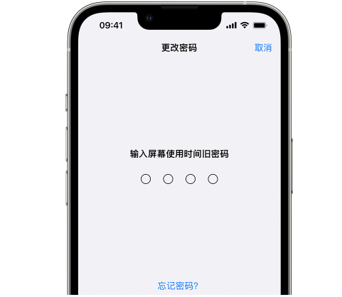 蔚县iPhone屏幕维修分享iPhone屏幕使用时间密码忘记了怎么办 