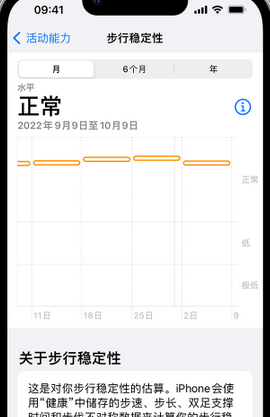 蔚县iPhone手机维修如何在iPhone开启'步行稳定性通知'