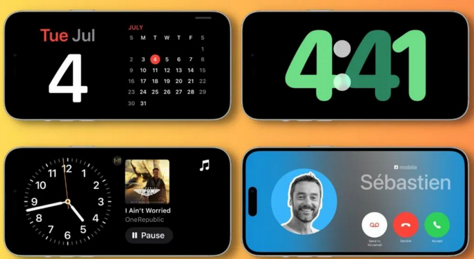 蔚县苹果手机维修分享iOS17横屏充电待机显示有什么好处 
