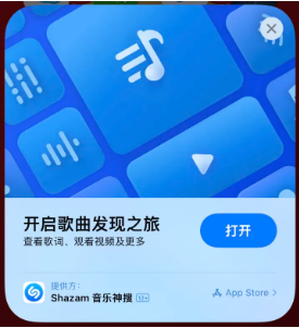 蔚县苹果14维修站分享iPhone14音乐识别功能使用方法 