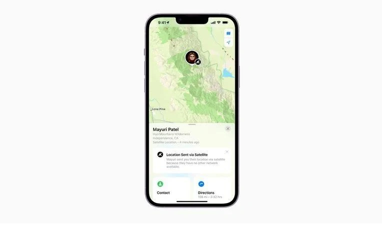 蔚县苹果14维修分享iPhone14系列中 FindMy功能通过卫星分享位置方法教程 