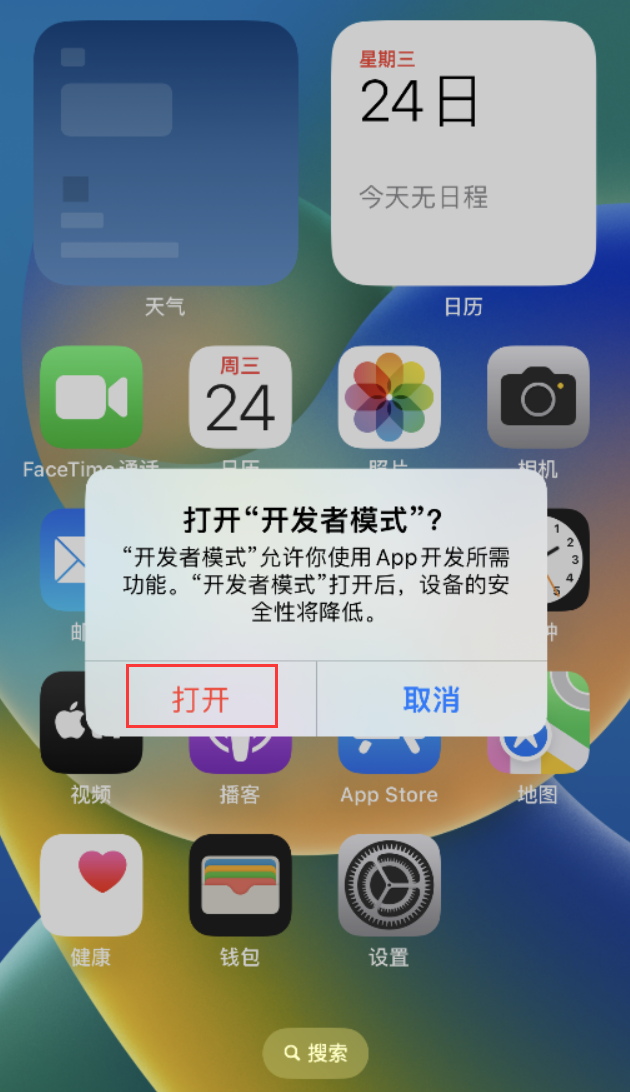 蔚县苹果手机维修分享如何打开开发者模式 