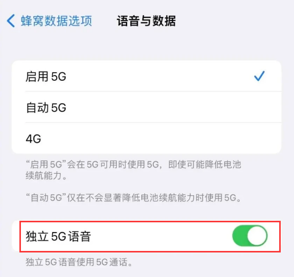 蔚县苹果14维修分享iPhone 14 Pro如何开启VoNR 
