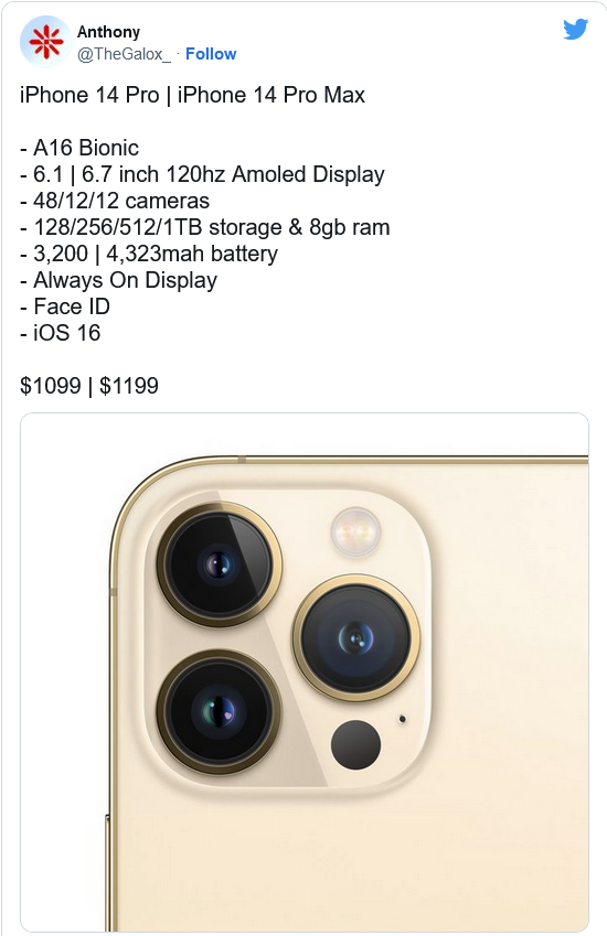 蔚县苹果14维修分享iPhone 14全系涨价 
